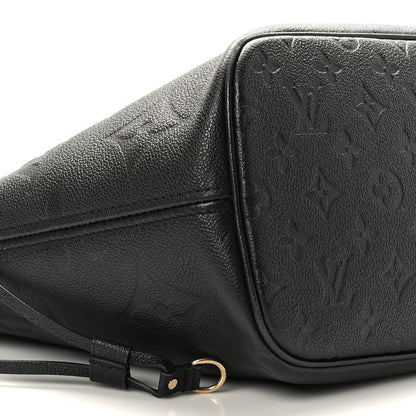 Louis Vuitton Empreinte Monogram Giant Neverfull MM Black 8 of 9