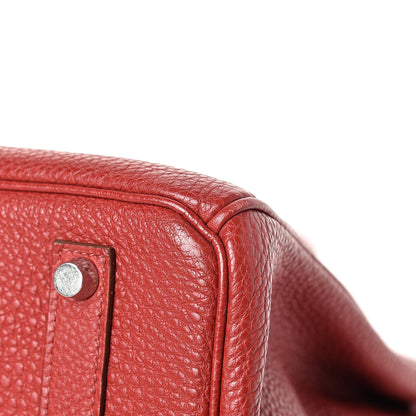 Hermes Togo Birkin 35 Rouge Casaque 35 of 42