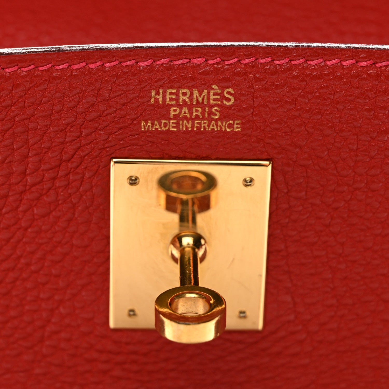 Hermes Togo Kelly Mou 32 Rouge Vif 6 of 15