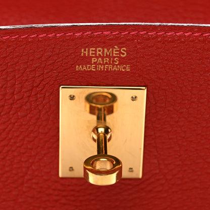 Hermes Togo Kelly Mou 32 Rouge Vif 6 of 15