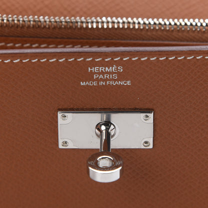 Hermes Epsom Kelly Wallet To Go Gold 6 of 8
