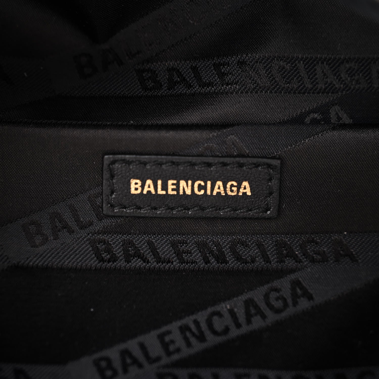 Balenciaga Agneau Arena Graffiti All Over XXS Souvenir Belt Bag Black White 6 of 12