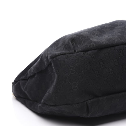 Gucci Monogram Large New Ladies Web Hobo Black 7 of 12