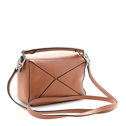 Loewe Calfskin Mini Puzzle Bag Tan 3 of 9