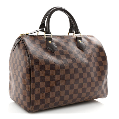 Louis Vuitton Damier Ebene Speedy 30 3 of 9