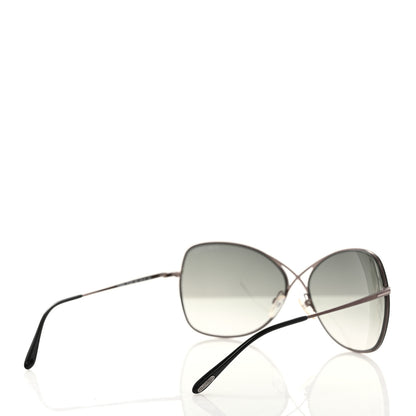 Tom Ford Colette Butterfly Sunglasses TF250 Gunmetal 4 of 8