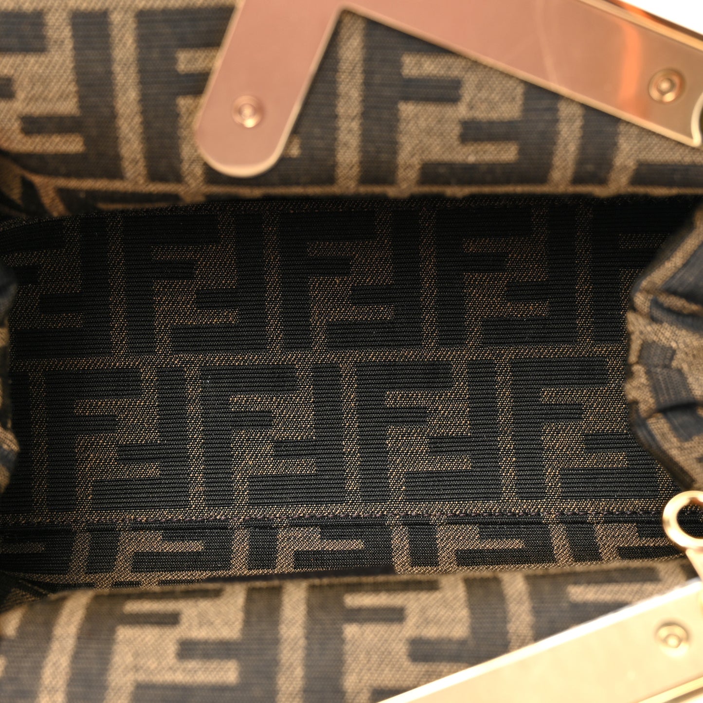 Shiny Nappa Small Fendi First Azzurro Baby