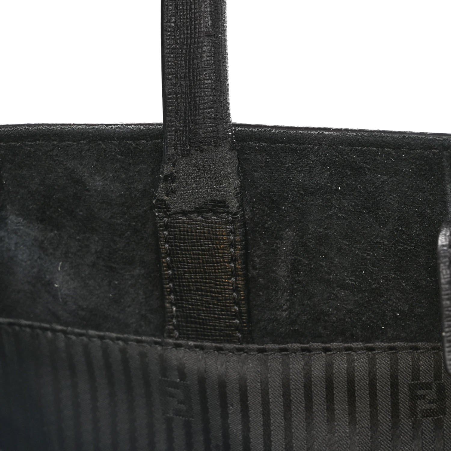 Fendi Vitello Elite Regular 2Jours Tote Black 16 of 17