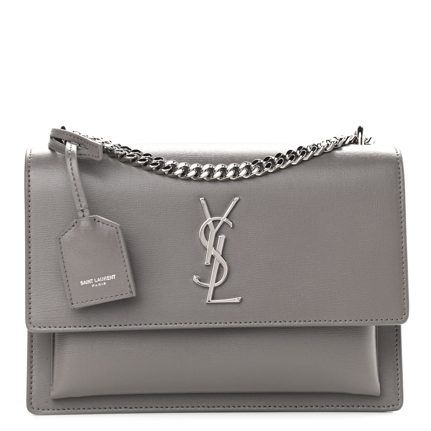 Calfskin Medium Monogram Sunset Fog
