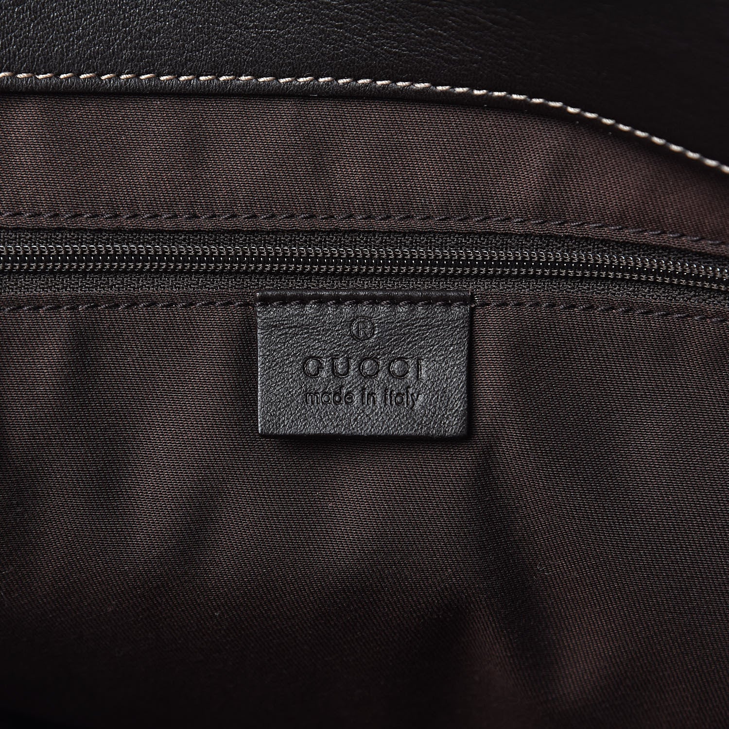 Gucci Monogram D Gold Tote Dark Brown 6 of 14