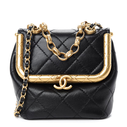 Chanel Lambskin Quilted Small My Crush Bag Black 1 of 11