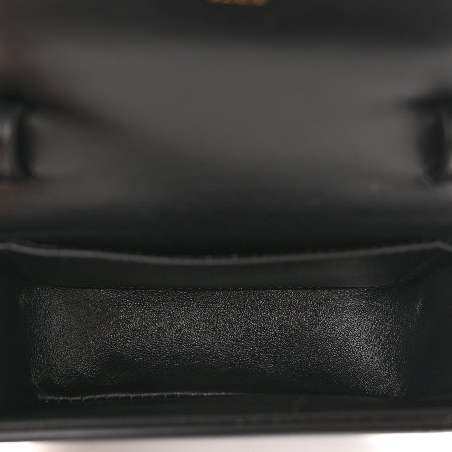 Shiny Calfskin Mini Triomphe Black