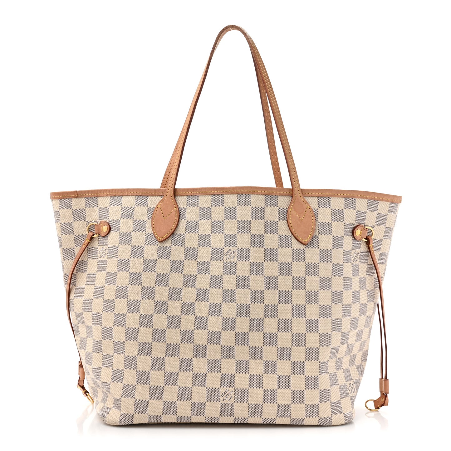 Damier Azur Neo Neverfull MM Rose Ballerine