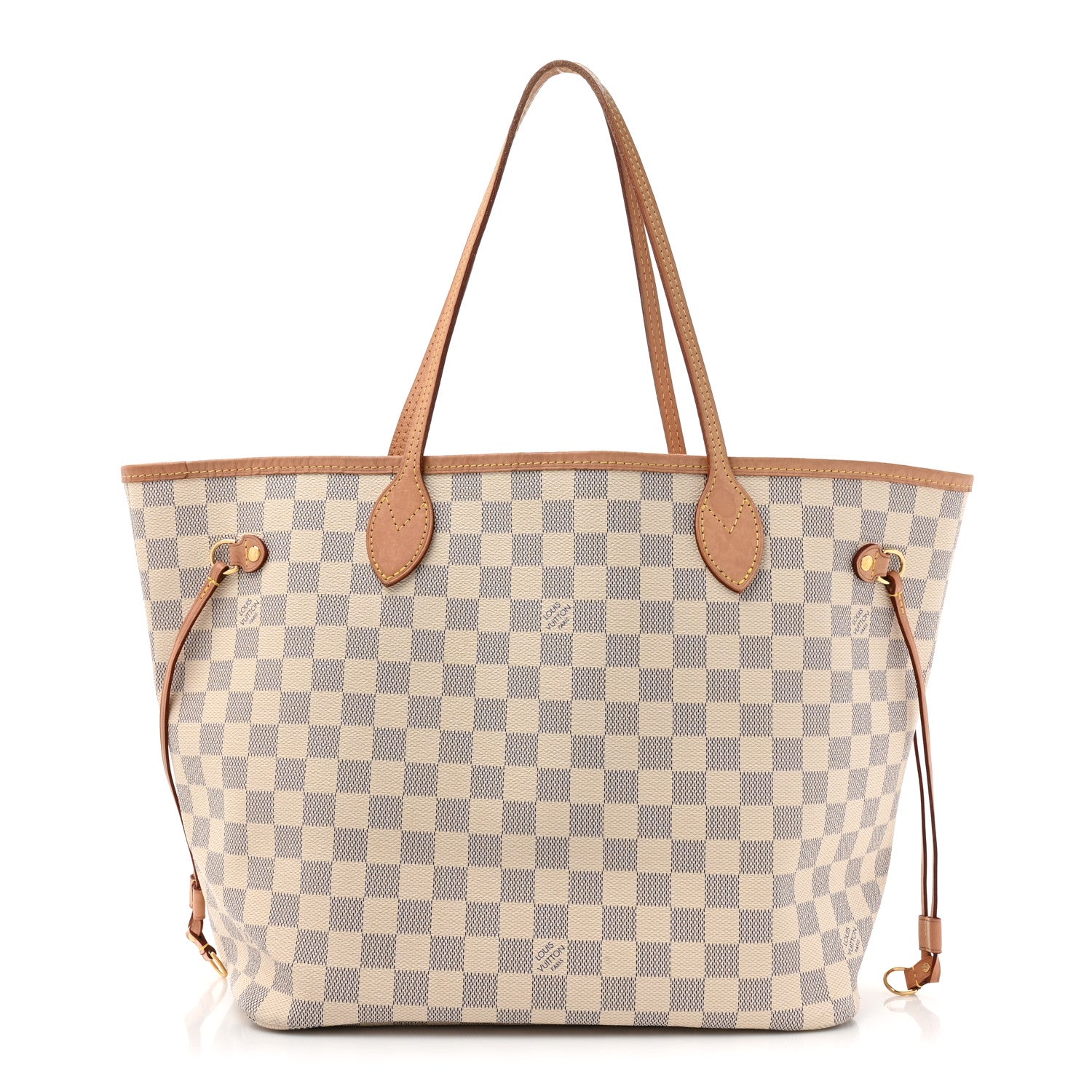 Louis Vuitton Damier Azur Neo Neverfull MM Rose Ballerine 1 of 20