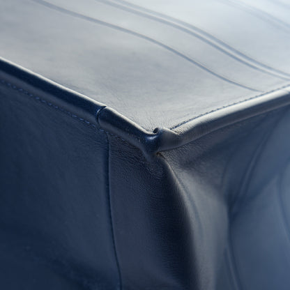 Christian Dior Gradient Smooth Calfskin Embossed Medium Book Tote Indigo Blue 21 of 23