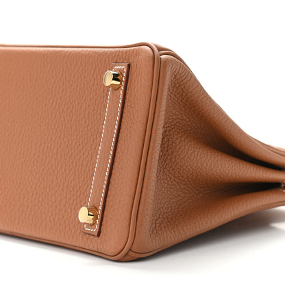 Hermes Togo Birkin 25 Gold 9 of 10