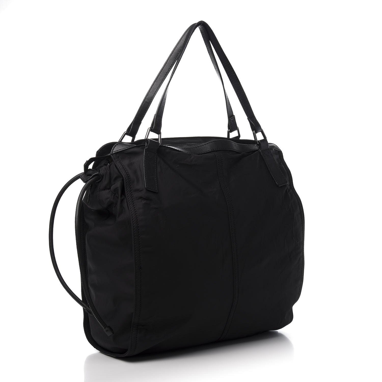 Burberry Nylon Buckleigh Packable Tote Black 3 of 15