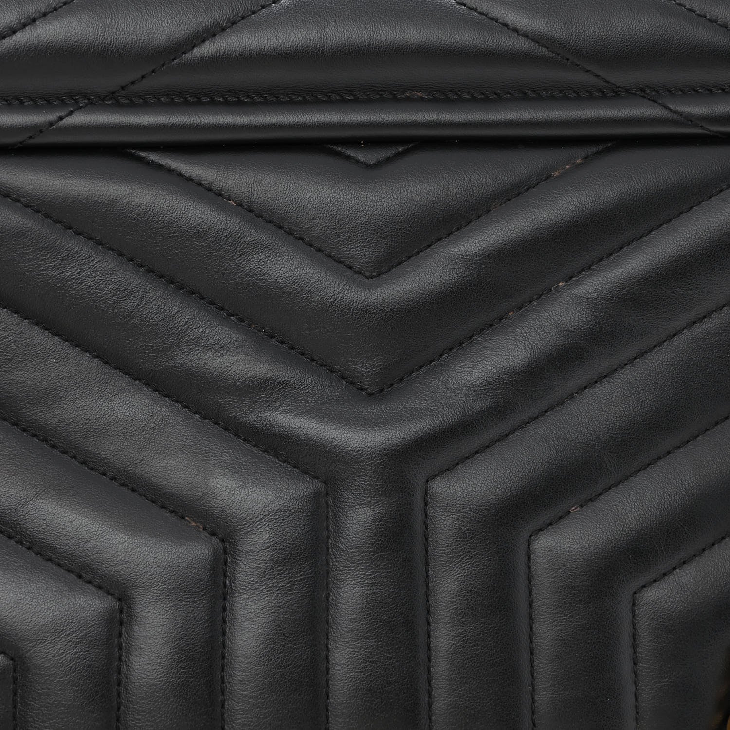 Saint Laurent Calfskin Y Quilted Monogram Large Loulou Chain Satchel Black 12 of 13
