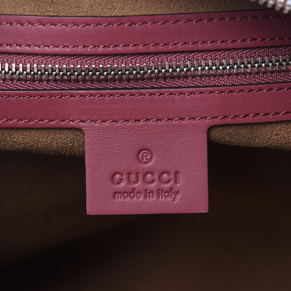Gucci GG Supreme Monogram Blooms Small Boston Beige Multicolor Dry Rose 6 of 10