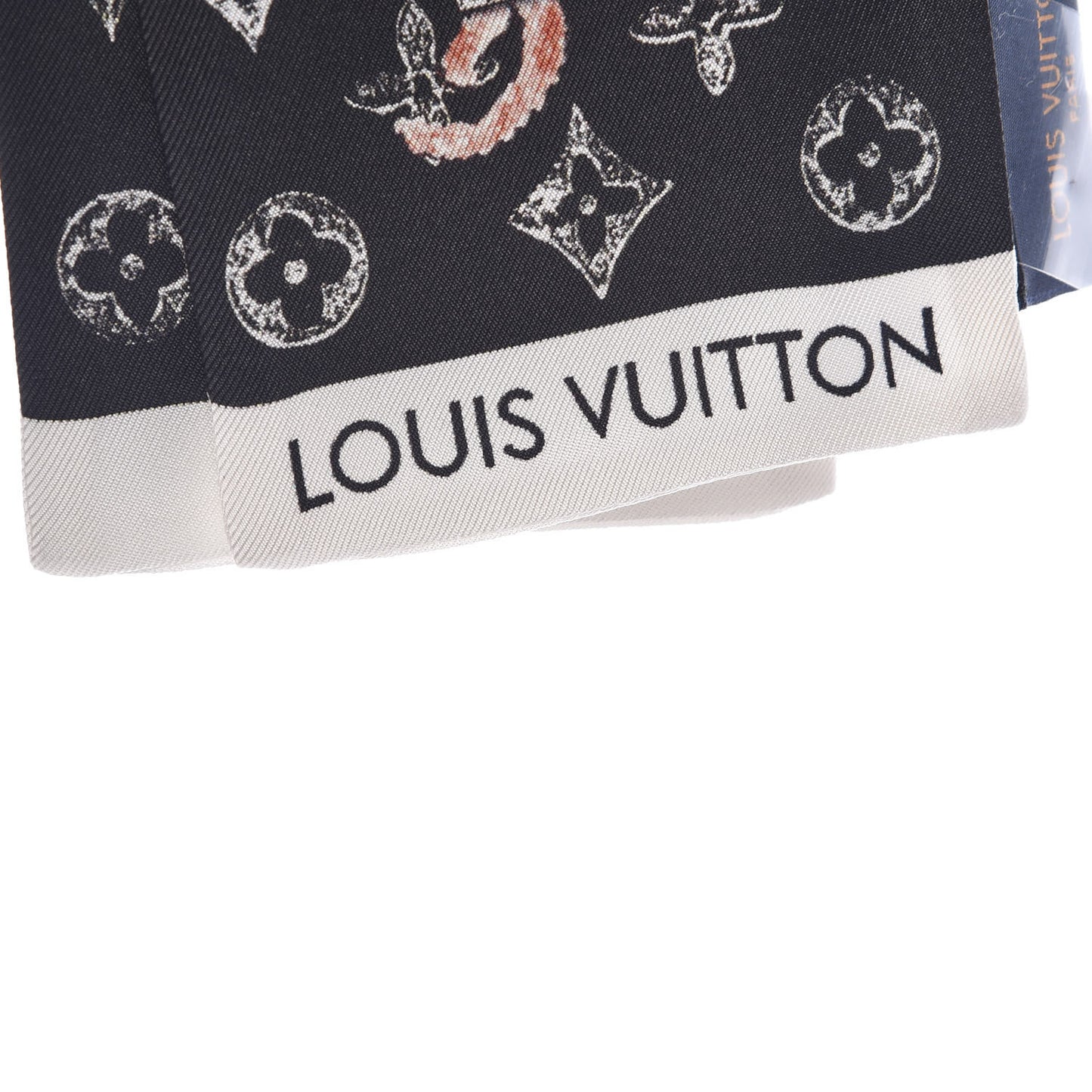 Silk Catogram Classic Bandeau Black