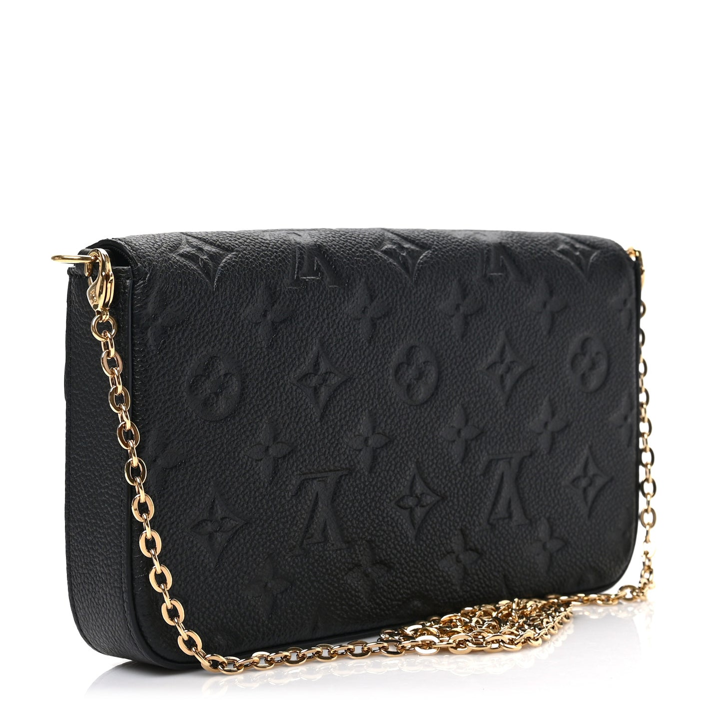 Empreinte Pochette Felicie Chain Wallet Black
