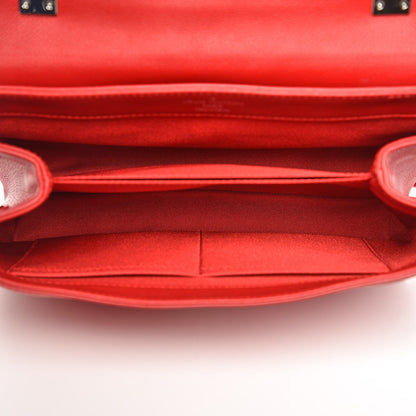 Louis Vuitton Soft Calfskin Lockme II Top Handle Rubis 5 of 10