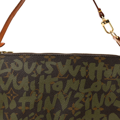 Louis Vuitton Monogram Graffiti Pochette Accessories Kaki 8 of 11