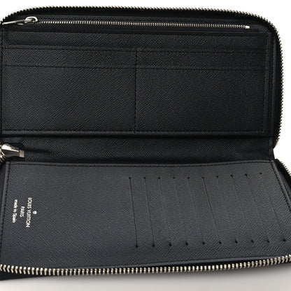 Louis Vuitton Epi Zippy Vertical Wallet Black 5 of 8