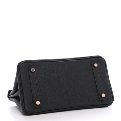 Hermes Togo Birkin 25 Black 4 of 9