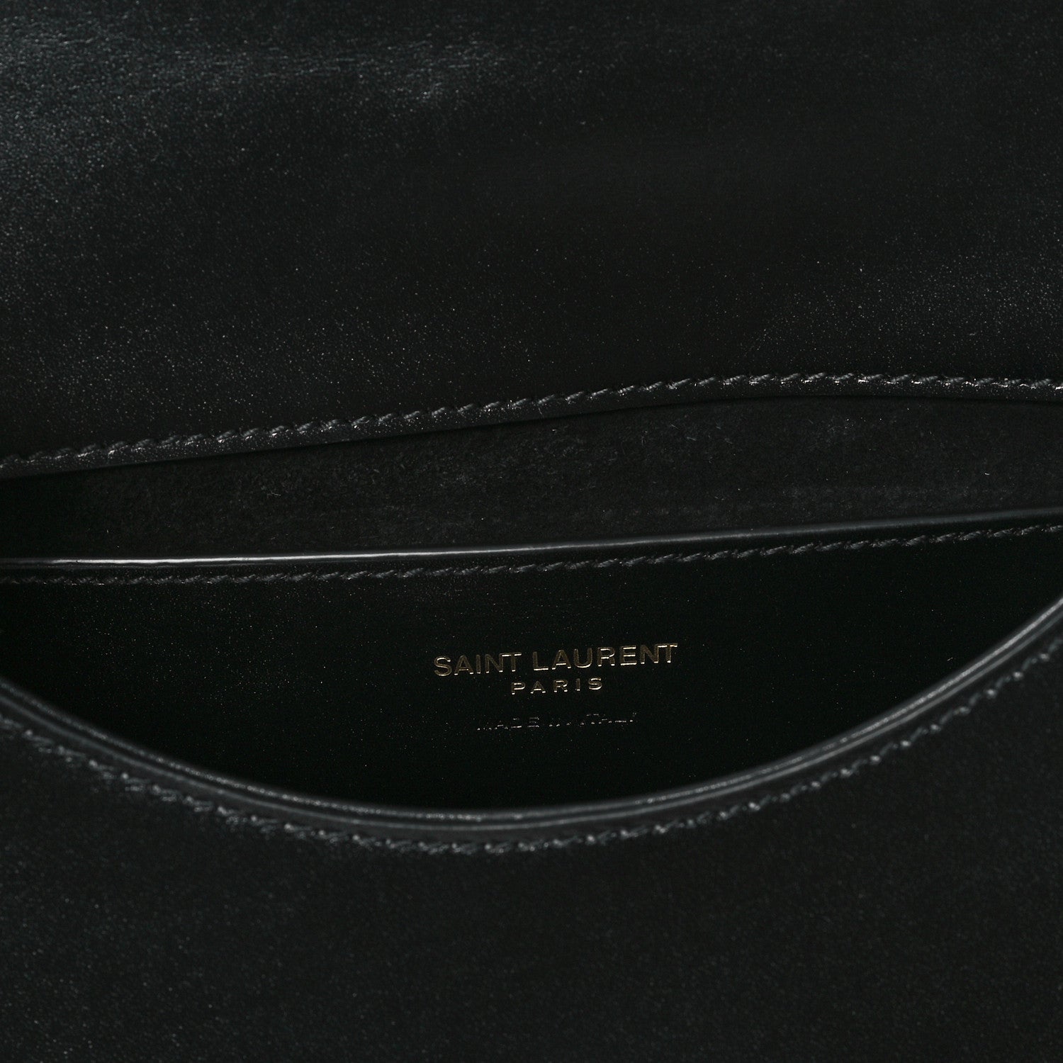 Saint Laurent Box Calfskin Mini Voltaire Top Handle Bag Black 6 of 12