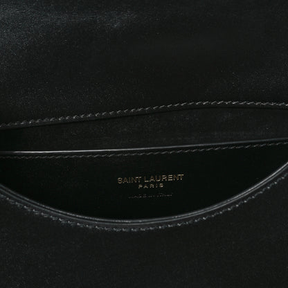 Saint Laurent Box Calfskin Mini Voltaire Top Handle Bag Black 6 of 12