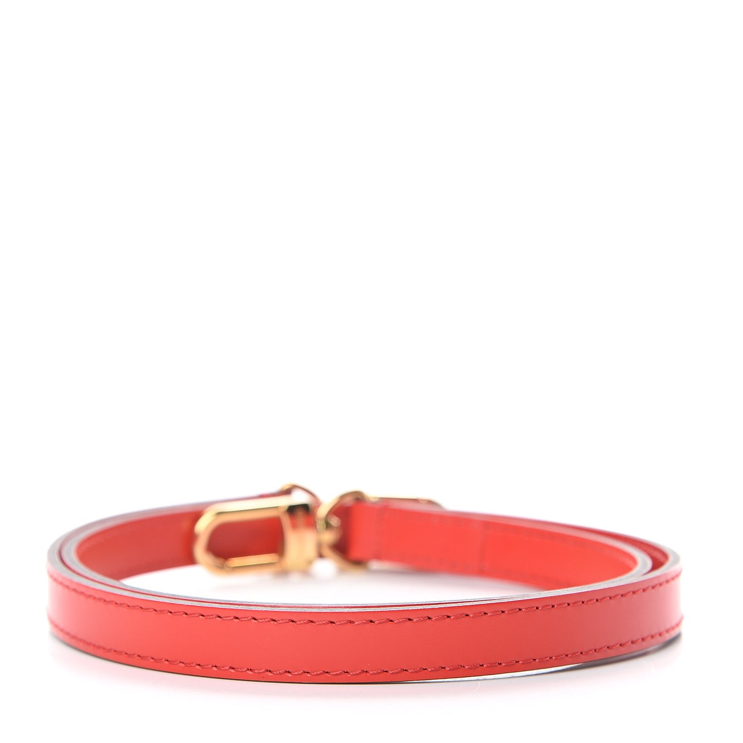 Calfskin 16mm Shoulder Strap Red