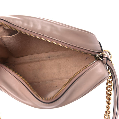 Gucci Calfskin Matelasse Small GG Marmont Chain Shoulder Bag Porcelain Rose 5 of 18