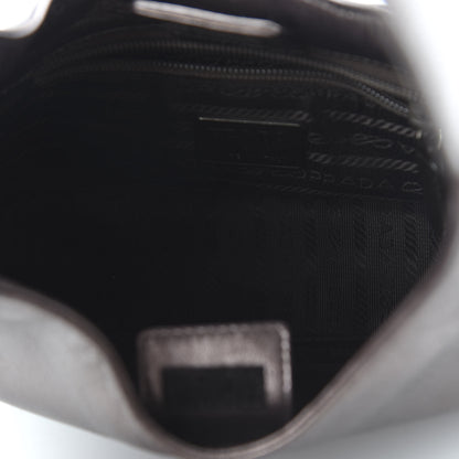 Prada Metallic Nappa Mordore Tote Fumo 5 of 9