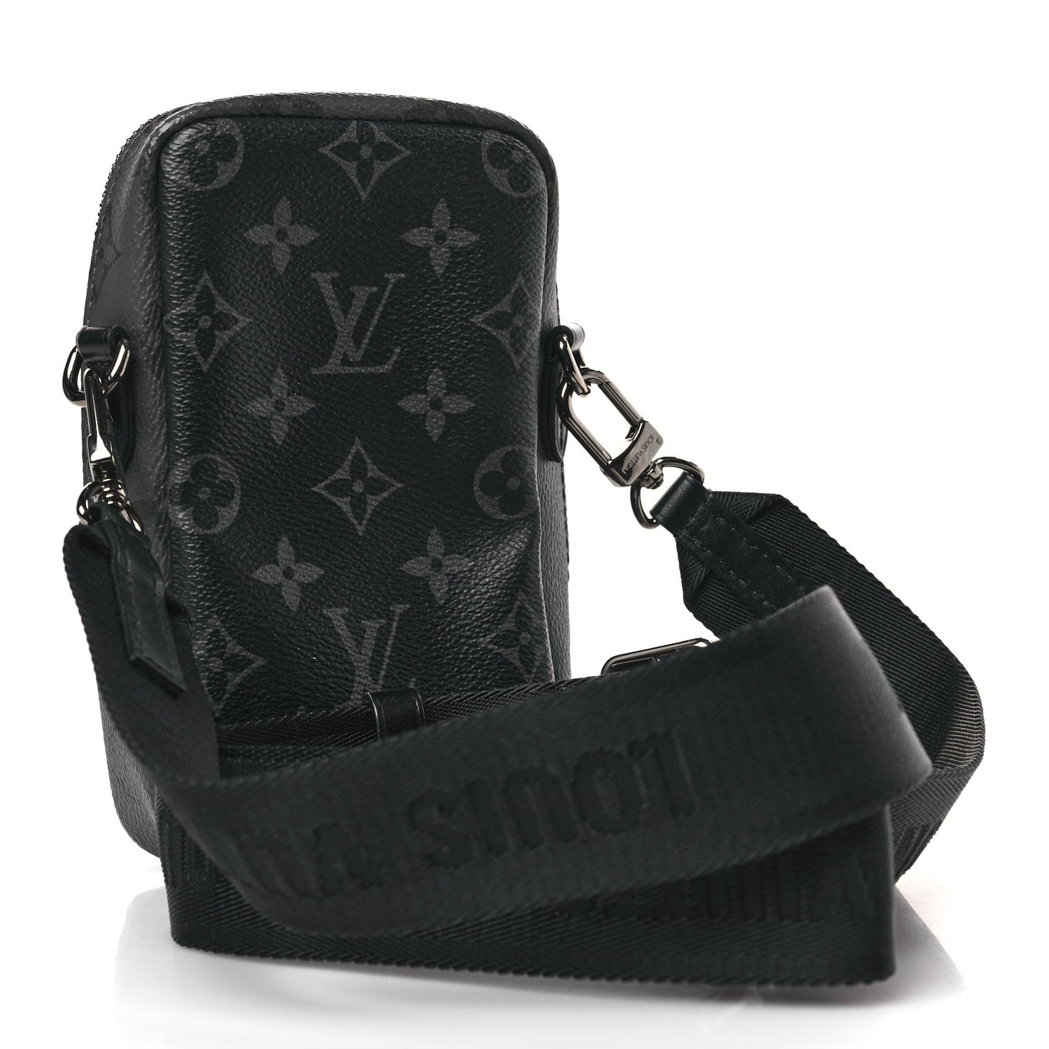 Louis Vuitton Monogram Eclipse Reverse Double Phone Pouch NM 3 of 8