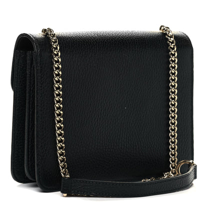 Gucci Dollar Calfskin Small Interlocking G Shoulder Bag Black 3 of 9