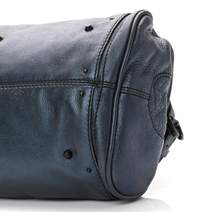Chloe Metallic Calfskin Medium Paddington Satchel Blue 9 of 12