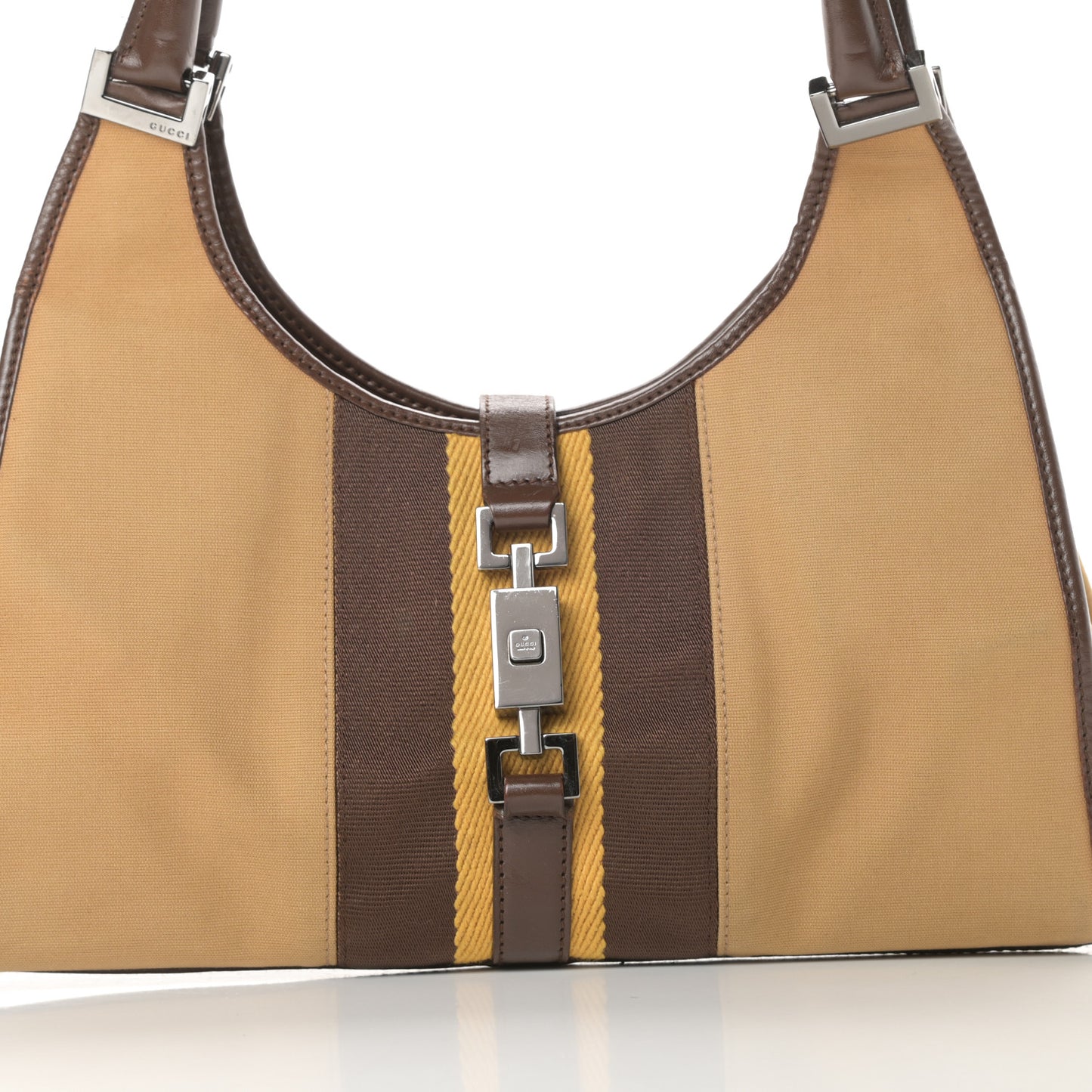 Canvas Web Small Jackie O Hobo Brown