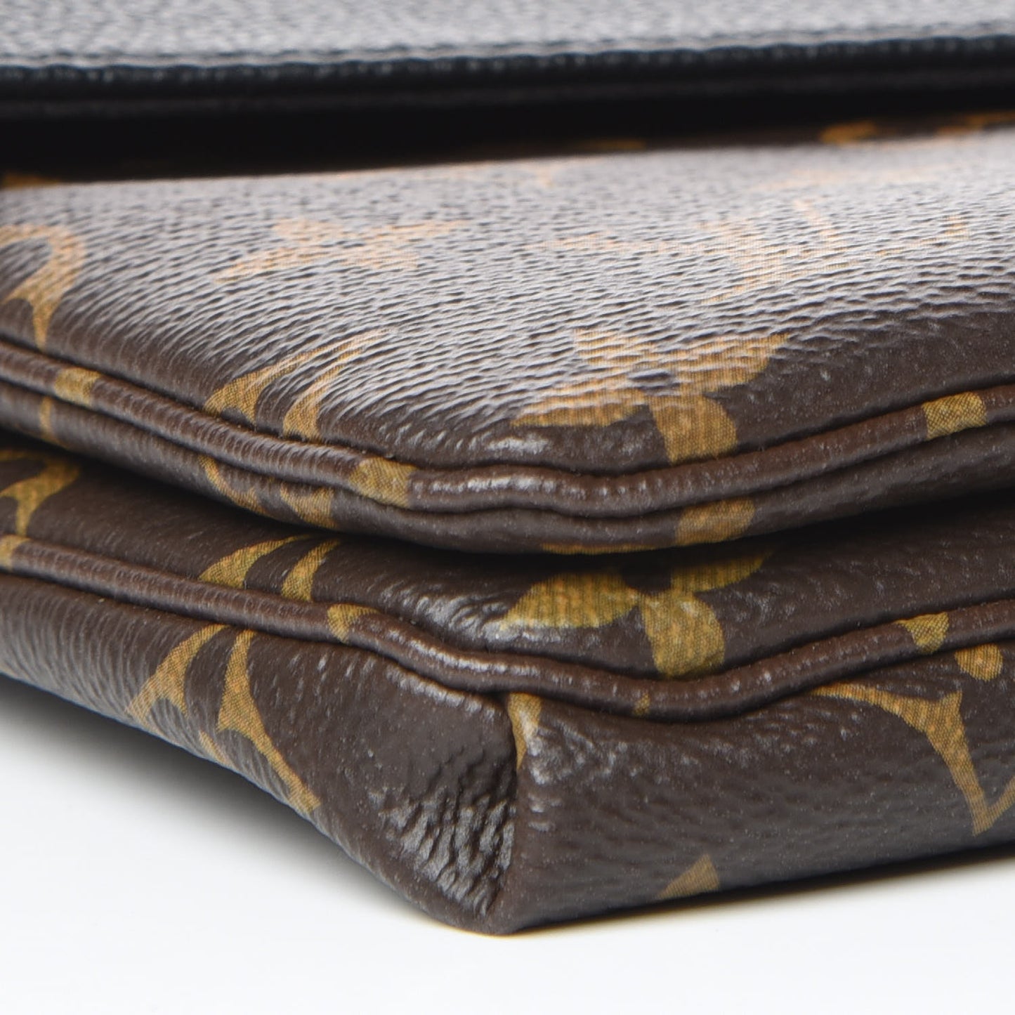 Monogram Twice Pochette Black