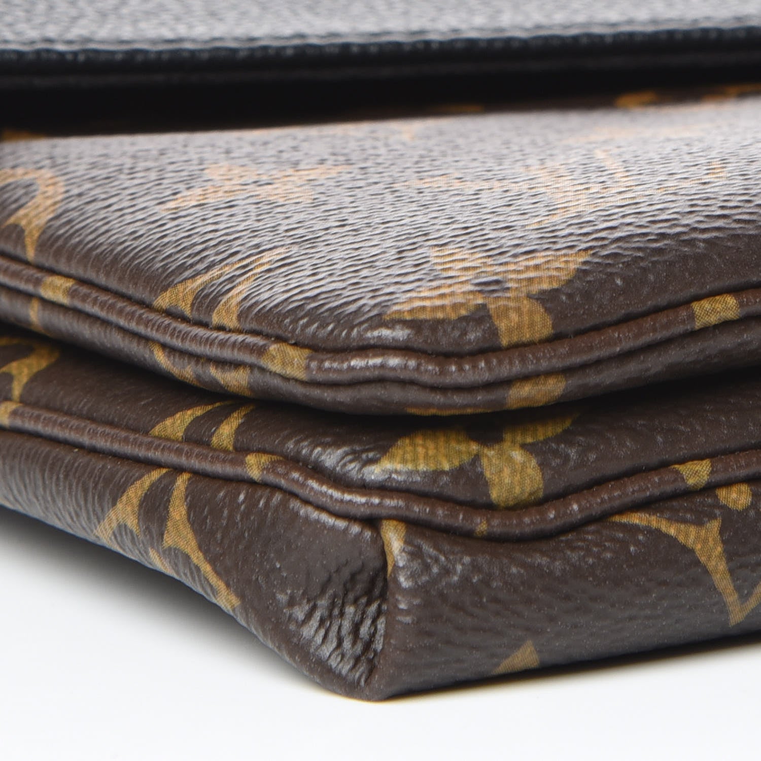 Louis Vuitton Monogram Twice Pochette Black 10 of 11