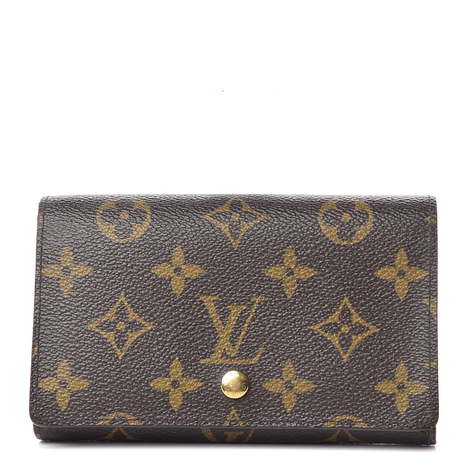 Louis Vuitton Monogram Porte-Monnaie Tresor Wallet 1 of 10