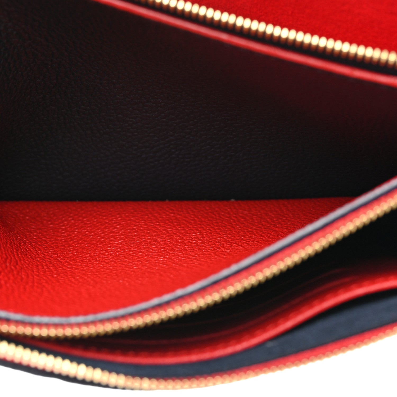 Louis Vuitton Empreinte Double Zip Pochette Marine Rouge 6 of 10