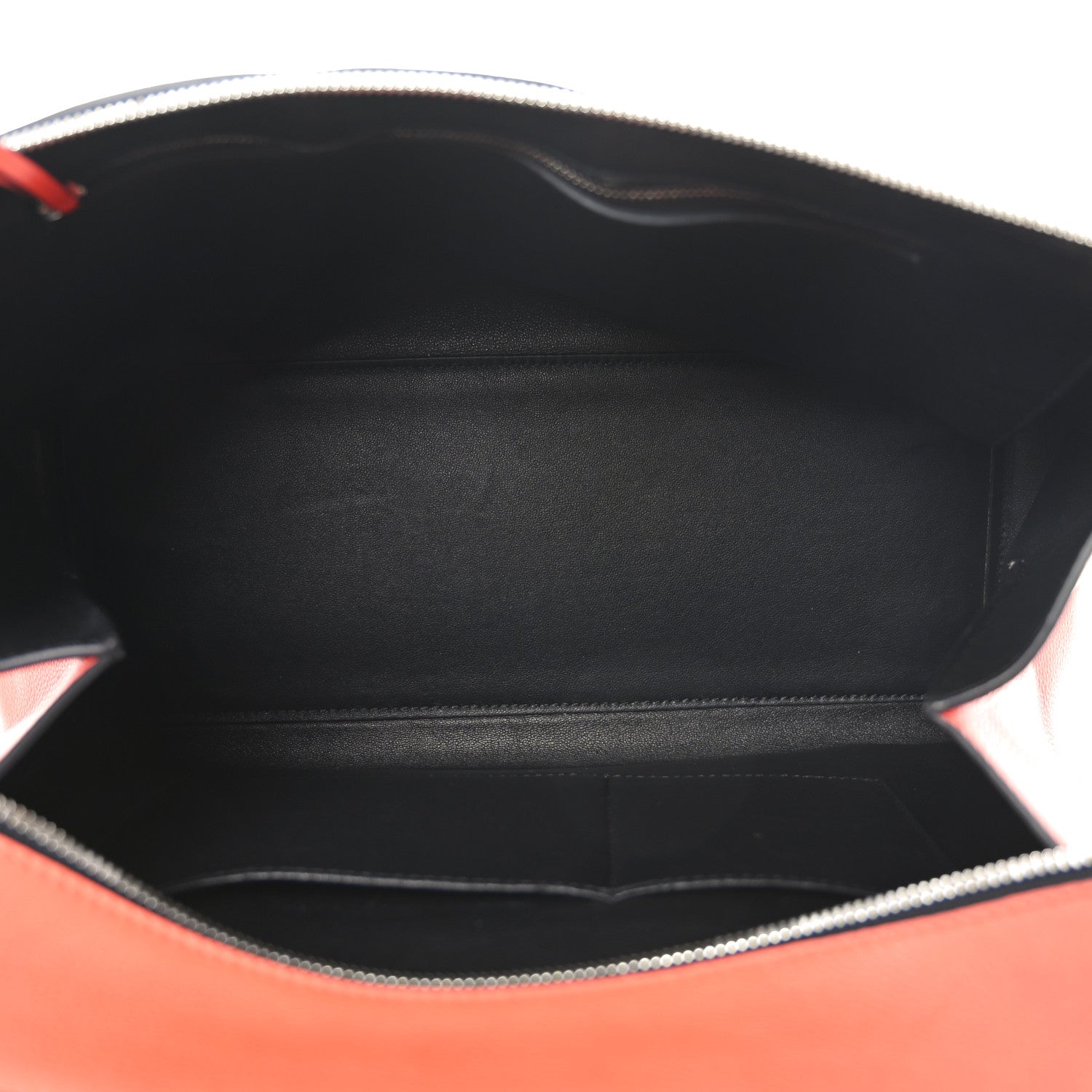 Celine Grained Calfskin Medium Edge Shoulder Bag Vermillion 5 of 9