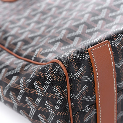 Goyard Goyardine Voltaire III Tote Black Gold 9 of 14