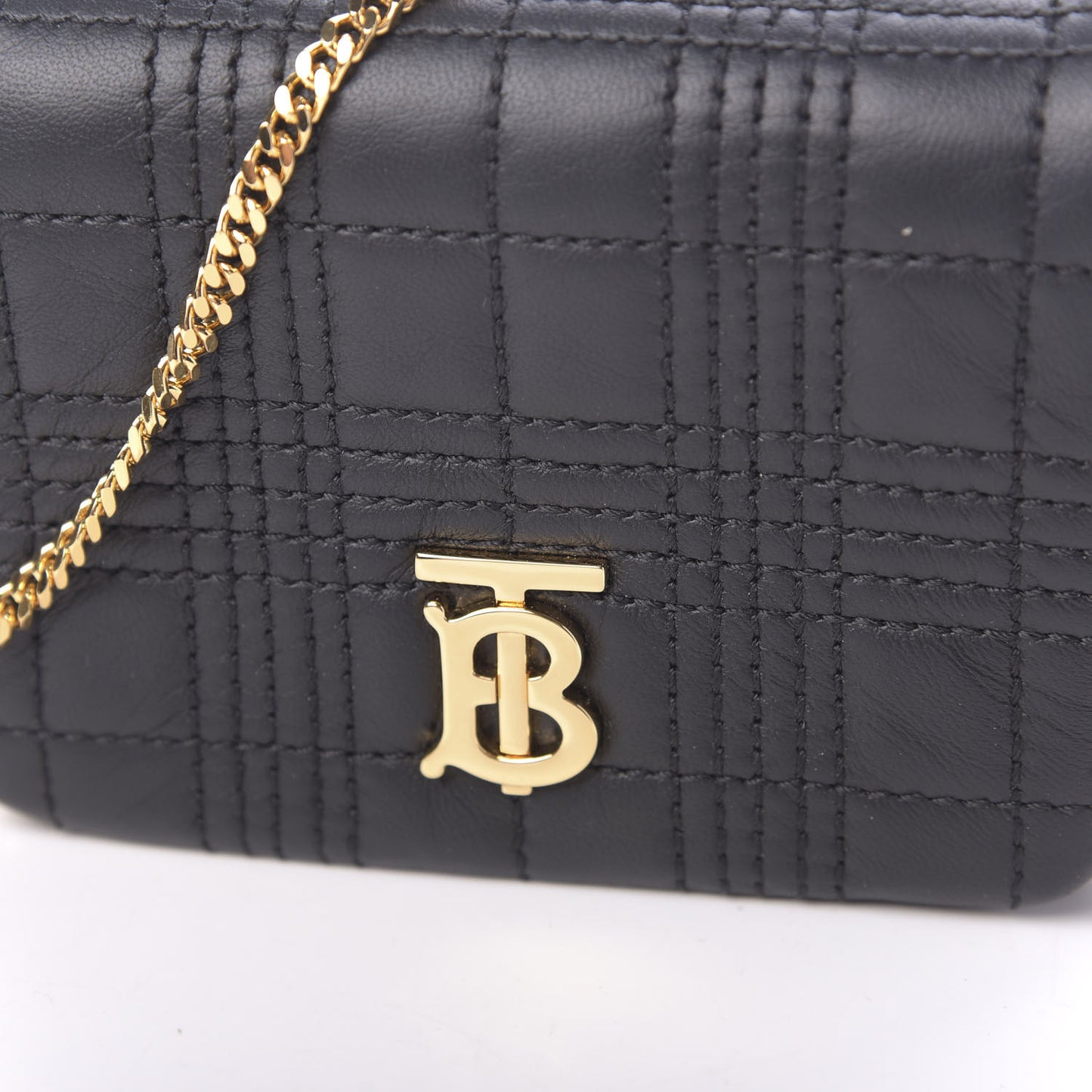 Lambskin Quilted Micro Lola Bag Black