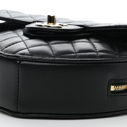 Chanel Lambskin Quilted CC In Love Heart Bag Black 10 of 11