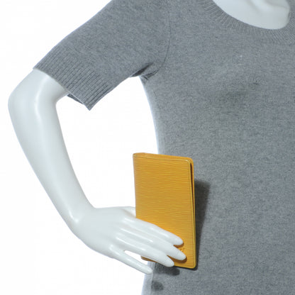 Louis Vuitton Epi Checkbook Cover Yellow 2 of 8