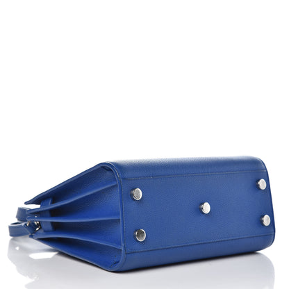 Saint Laurent Grained Calfskin Nano Sac De Jour Royal Blue 4 of 14