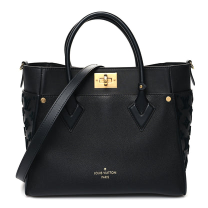 Louis Vuitton Calfskin Monogram Tufting On My Side Black 1 of 13