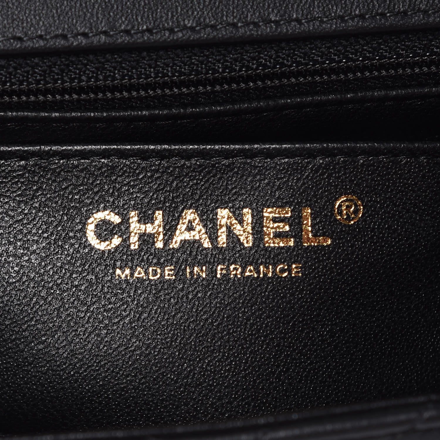 Chanel Lambskin Chevron Quilted Mini Rectangular Flap Black 8 of 10